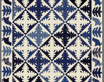 Indigo Revival Quilt Pattern by Minick and Simpson - Download