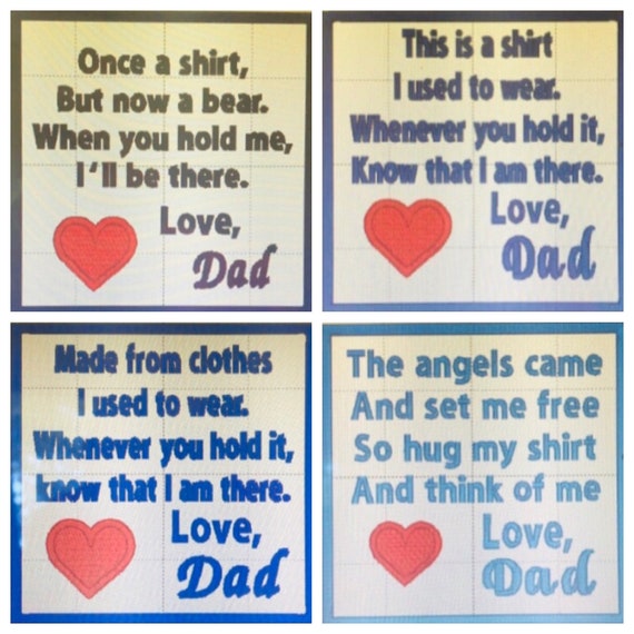 memory bears and pillows