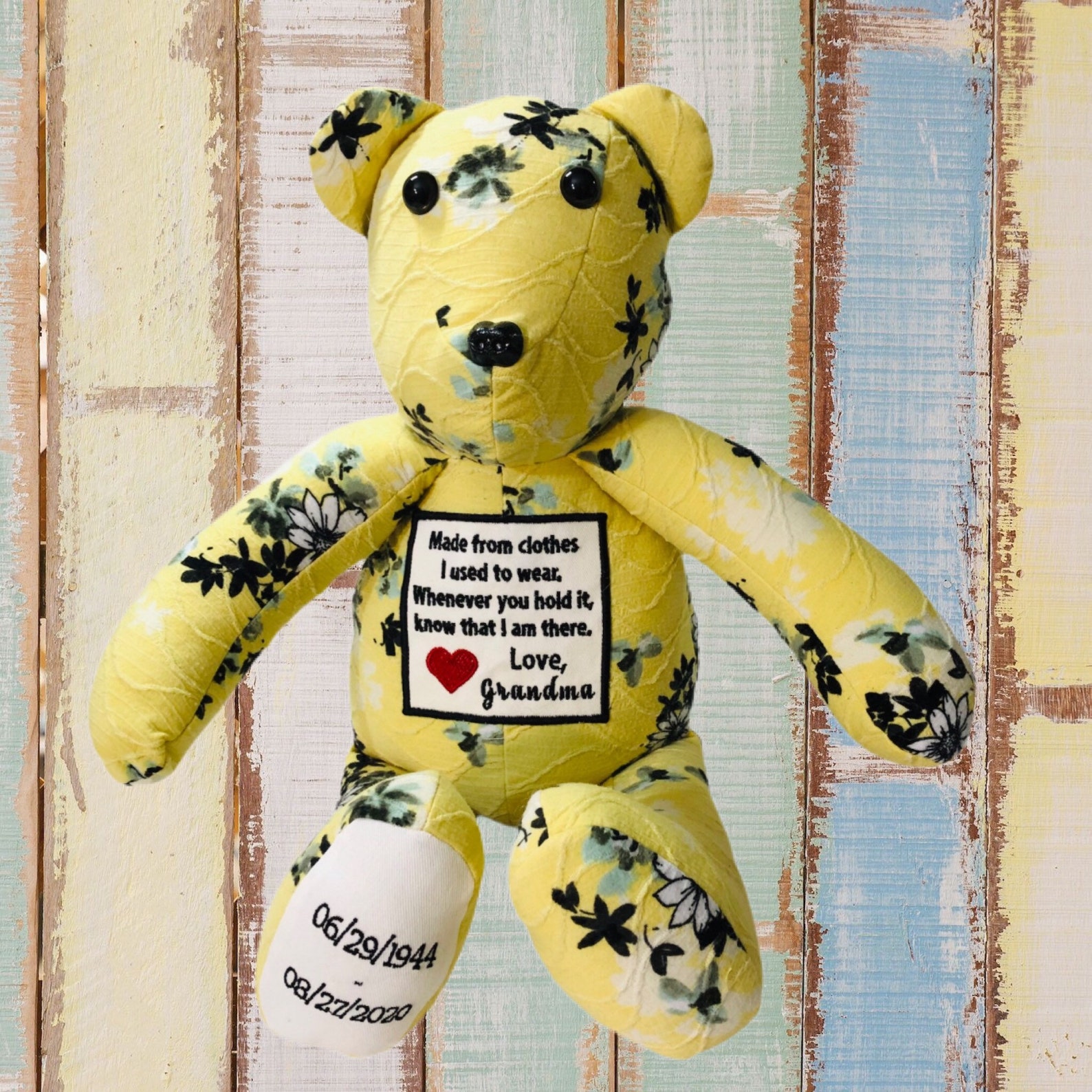 Memory Bear Bears Made From Shirts of Loved Ones. Keepsake - Etsy