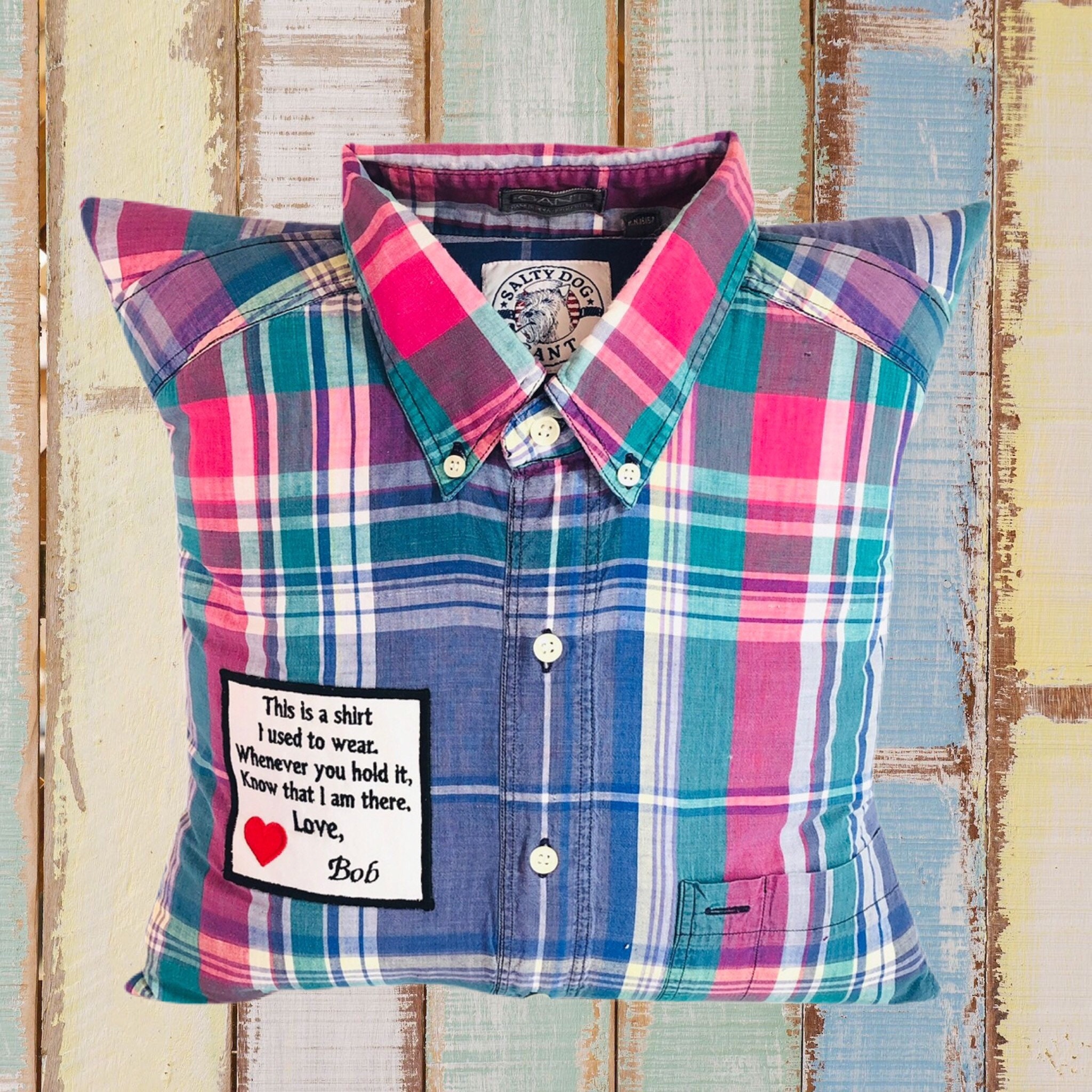 Memory Pillow Made From Shirt Pillows Made From Loved Ones Etsy Canada
