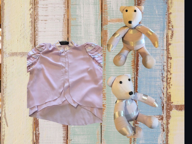 Custom Memory Bear Brides Maid Dress Keepsake Bear Handmade Etsy