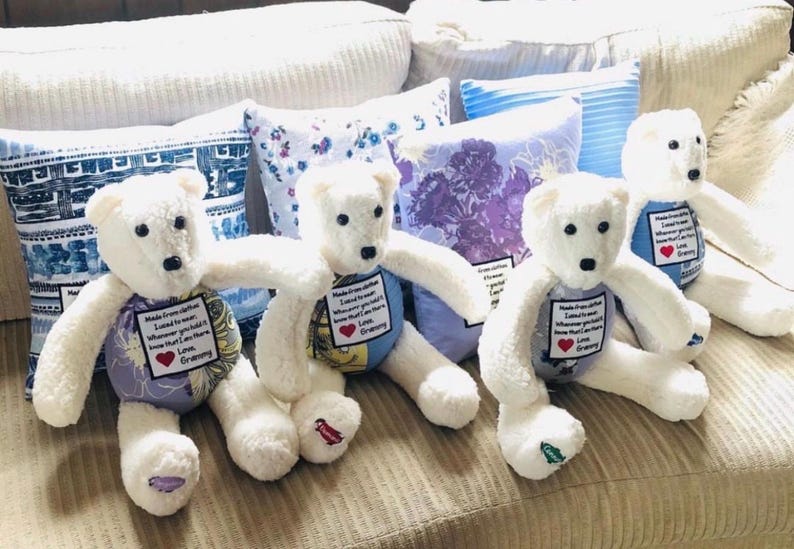 Memory Bear Schnittmuster, PDF, Memory Bär Andenken, Andenken Bär, Memory Bär Vorlage, Sofort Download Bild 16