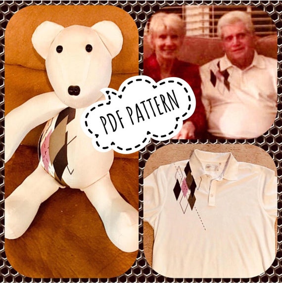 etsy memory bear pattern