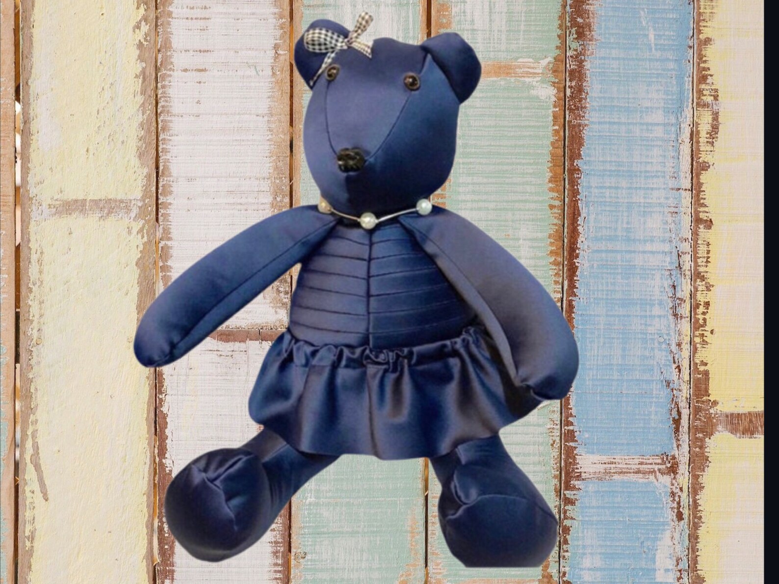 Custom Memory Bear Brides Maid Dress Keepsake Bear Handmade Etsy