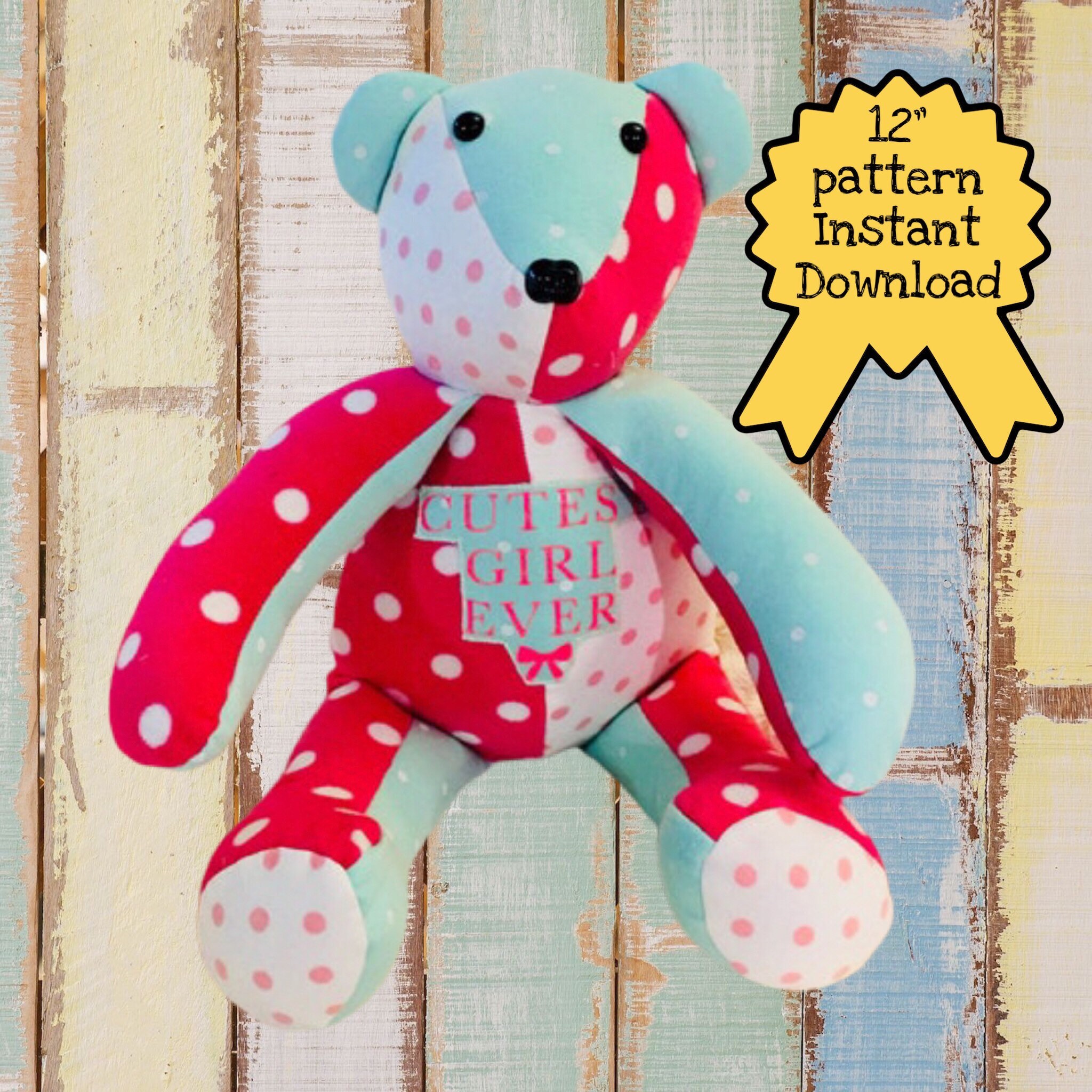12 Memory Bear Pattern for a Pdf Pattern for a Keepsake - Etsy UK