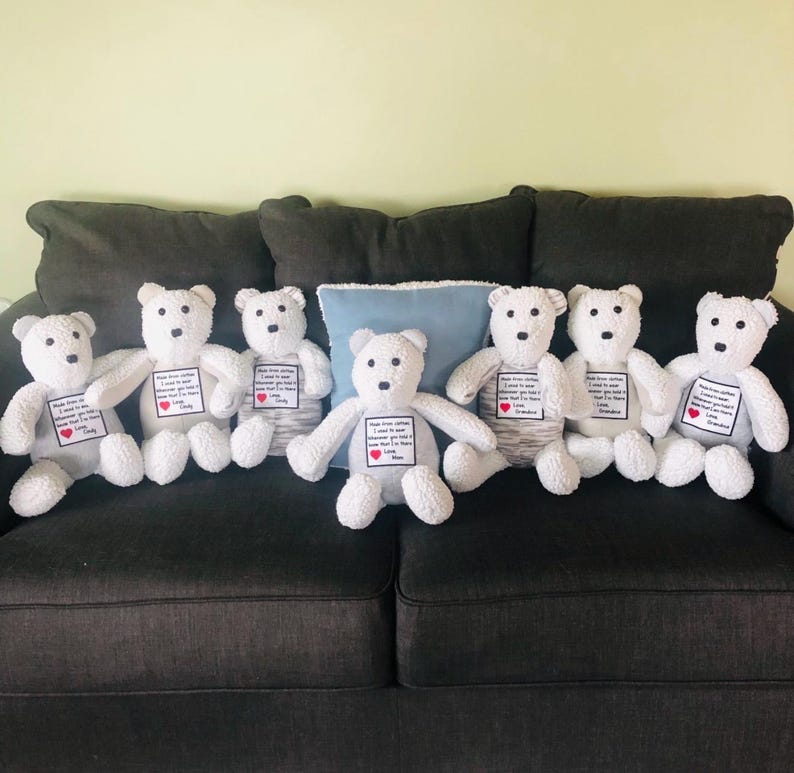 Memory Bear Schnittmuster, PDF, Memory Bär Andenken, Andenken Bär, Memory Bär Vorlage, Sofort Download Bild 17
