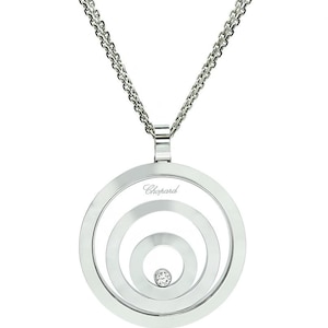 Estate Chopard Diamond Happy Spirit Pendant Necklace