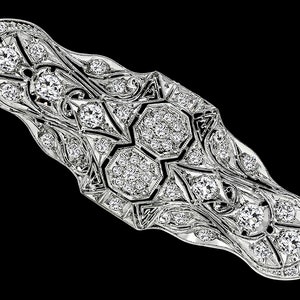 Art Deco 2.50ct Diamond Pin
