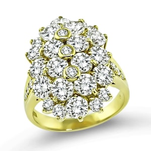 5.18ct Diamond Gold Cocktail Ring