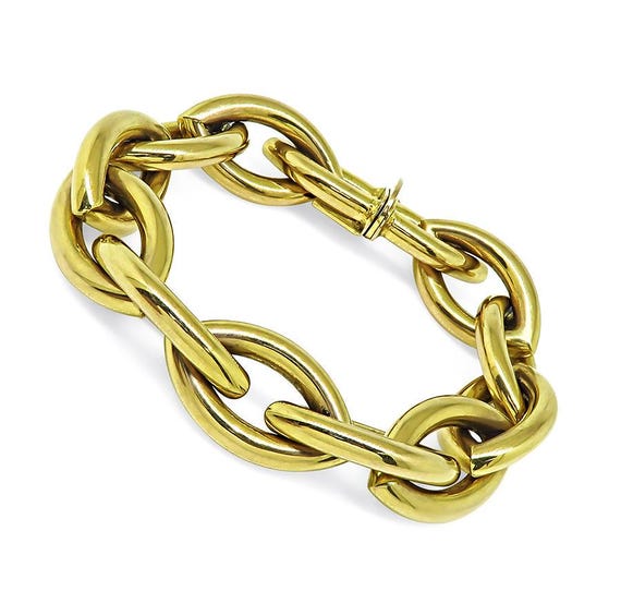 Estate 18k Yellow Gold Bracelet