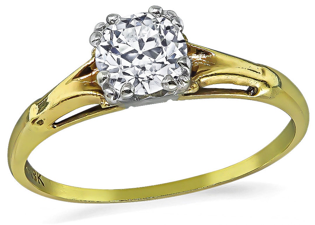 Buy Victorian Antique 0.50ct Diamond Engagement Ring Online in