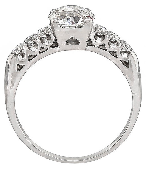 1920s 1.16ct Diamond Engagement Ring - image 4