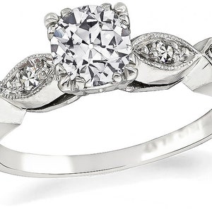Vintage 0.60ct Diamond Engagement Ring