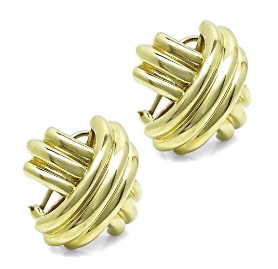 Estate Tiffany & Co Gold Earrings