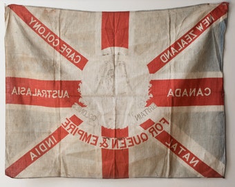Vintage Queen Victoria Jubilee Union Jack Parade Flag 1897 - Etsy UK