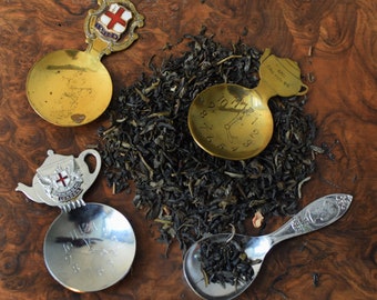 Vintage English Tea Measuring Spoon or Scoop Loose Leaf Tea Measure One of 4 Available