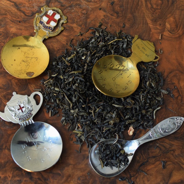 Vintage English Tea Measuring Spoon or Scoop Loose Leaf Tea Measure One of 4 Available