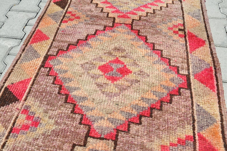 3x13 Vintage Turkish Rug Runner / Herki Runner / Anatolian Etsy