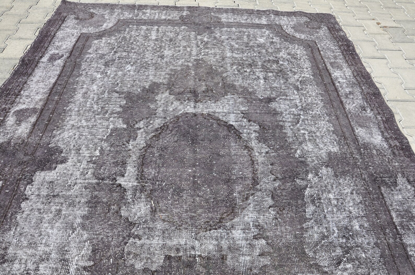 6x9 Grey Turkey Rugs / Home Floor Rug / Turkish Oushak Rug / | Etsy