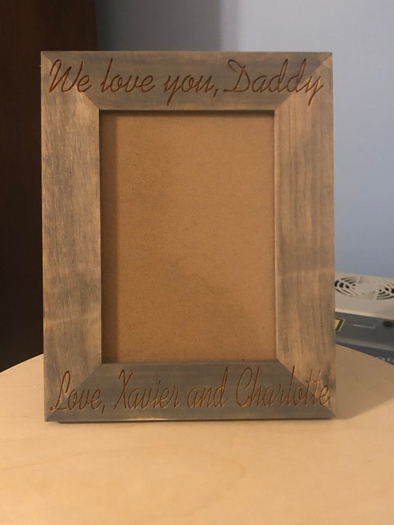 Personalized Weathered Oak 5x7 Father S Day Picture Frame We Love You Daddy Picture Frames Weddings Valresa Com Personalized Weathered Oak 5x7 Father S Day Picture Frame We Love You Daddy Picture Frames Weddings Valresa Com