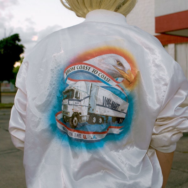 1970's Vintage Walmart Satin Jacket