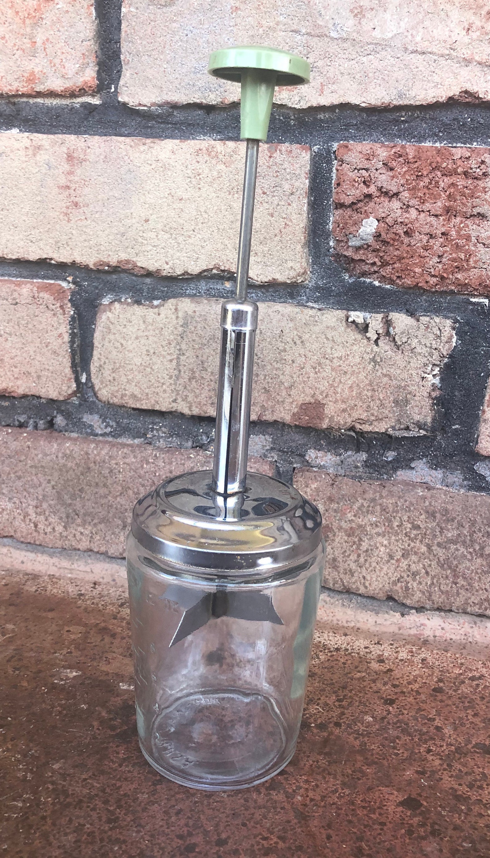 Vintage Acme Food Chopper Glass Jar Food Chopper 1970s Etsy