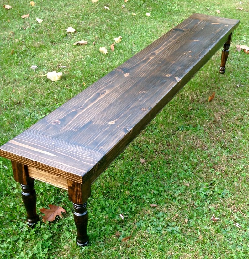 Custom Built Farm House Bench Kitchen Bench Entryway Bench Etsy