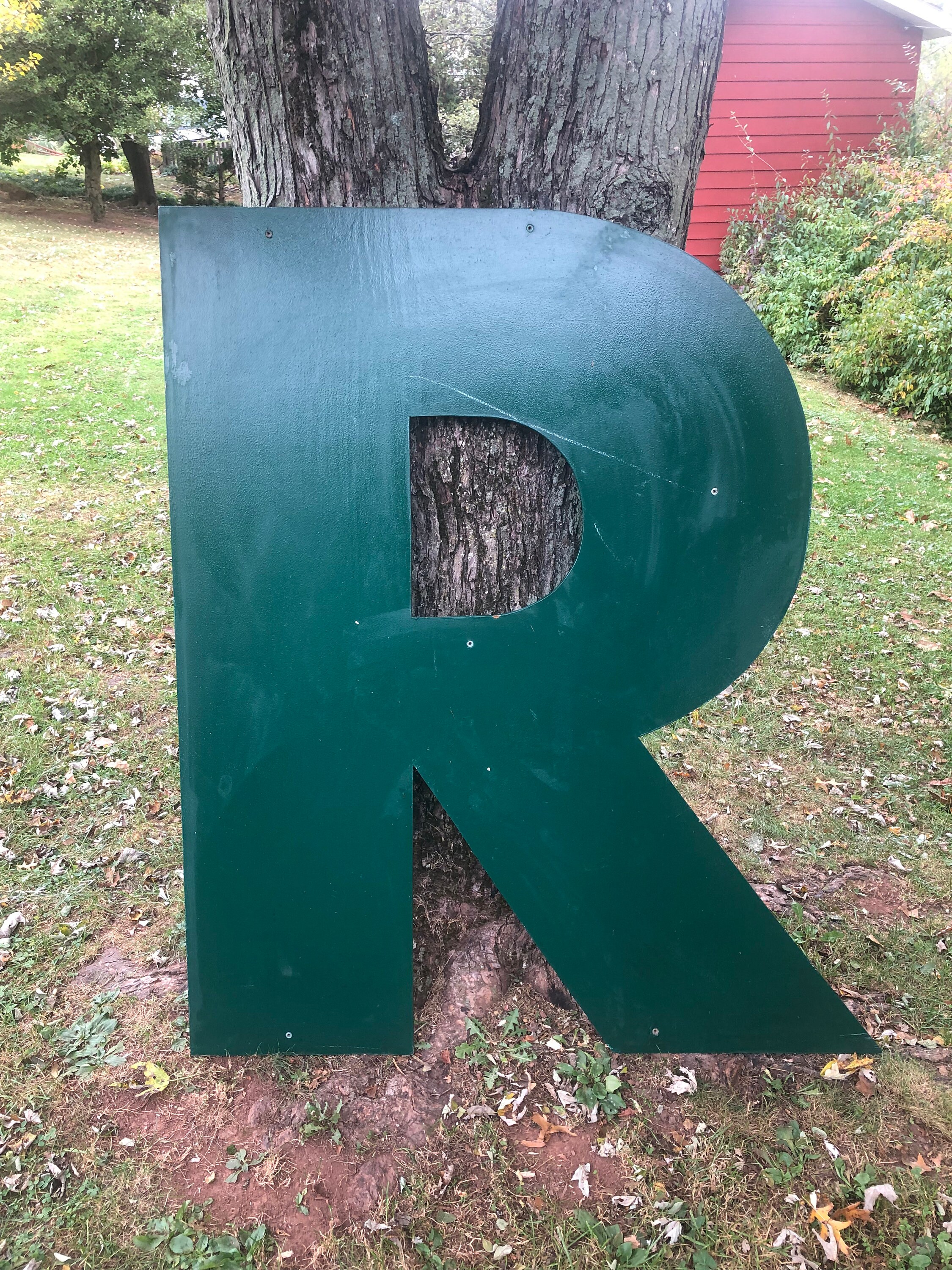 Large Wooden Letter R Paint to Order 4.5 Foot Tall Etsy