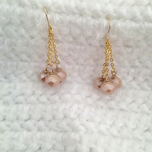 Handmade bead earrings