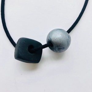 Extra Large Handmade Clay Bead Statement Necklace