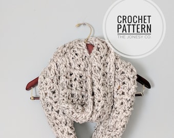 Crochet Infinity Scarf Pattern: Beginner DIY Project (PDF)