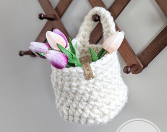 Crochet Hanging Basket Pattern: Beginner DIY Gift (PDF Pattern)