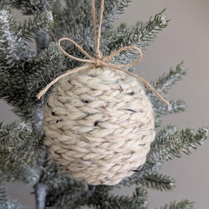 Décoration de Noël en laine bohème : décoration de Noël neutre