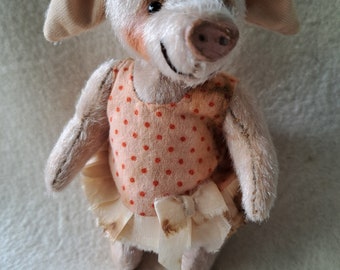 Piggy, 14 cm - craft pack - little piglet - a handful of piggy happiness