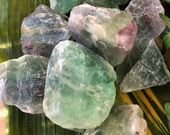 LARGE FLUORITE Crystals, Grade A Raw Green Fluorite, Rough Crystal Stones Gemstone for Healing, Yoga, Meditation, Reiki, Wicca, Crafts