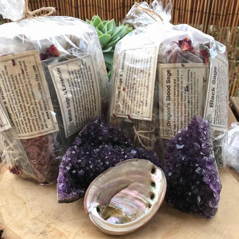 SAGE GIFT SET 11 Bundles Smudge Kit Free Shipping White Etsy