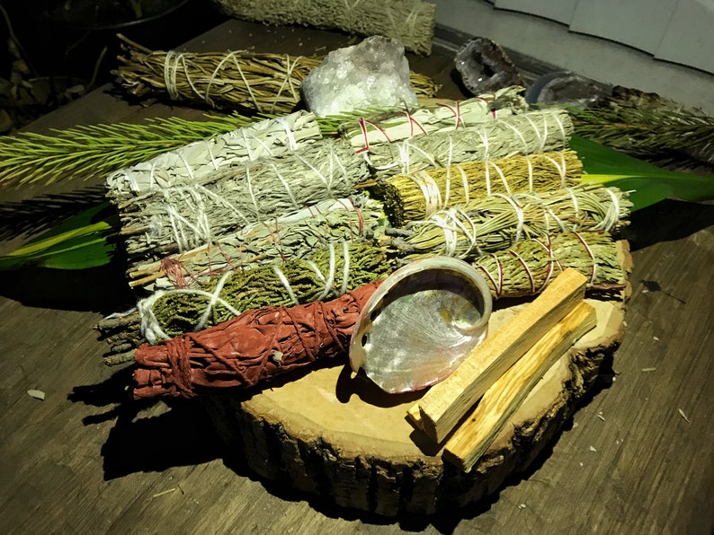SAGE GIFT SET 11 Bundles Smudge Kit Free Shipping White Etsy