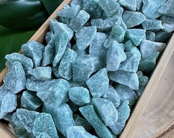 Wholesale Green Aventurine Crystals, Bulk Rough Crystal Lot by Ounces / Pound, Natural Raw Aventurine Gemstones, Select 4oz, 8oz, 1lb, 2lbs