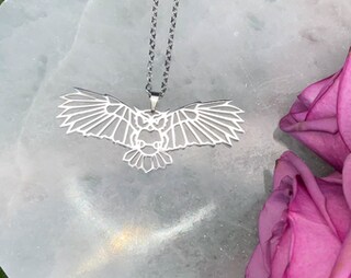 Collana Con Ciondolo Gufo/Lumaca In Argento Sterling 925 – Regalo Per Festa Mamma, Donne E Ragazze, VENACOLY