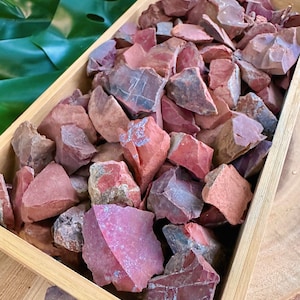 Wholesale Red Jasper Crystals, Bulk Rough Red Jasper Crystal Lot by Ounces / Pound, Natural Raw Red Jasper. Select 4oz, 8oz, 1lb, 2lbs, 5lbs