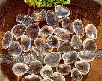 CLEAR QUARTZ (Grade A Natural) | Crystal Quartz Gemstone | For Chakra Healing, Yoga, Meditation, Reiki, Crystal Healing