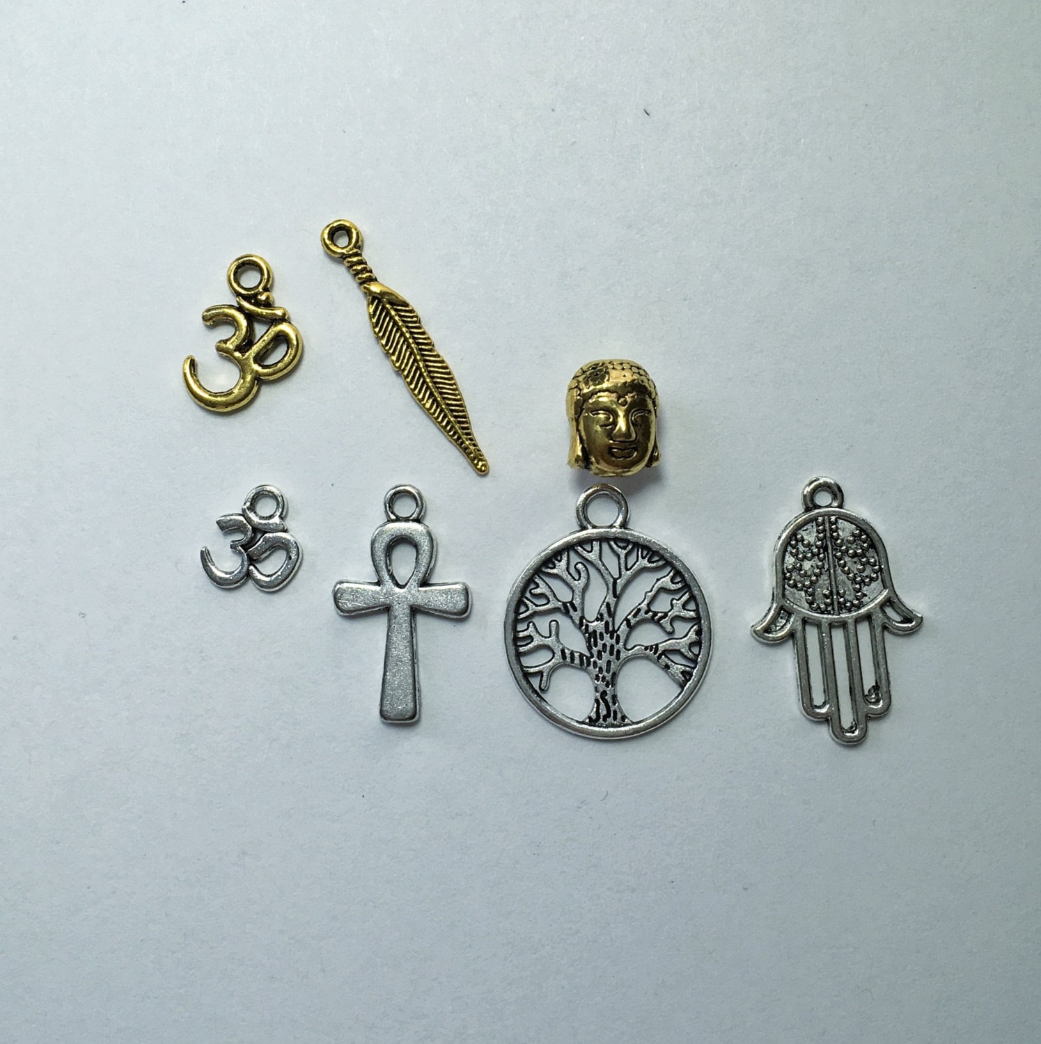 Forever Facets Diamond Accent Cross Charm 18k Yellow Gold