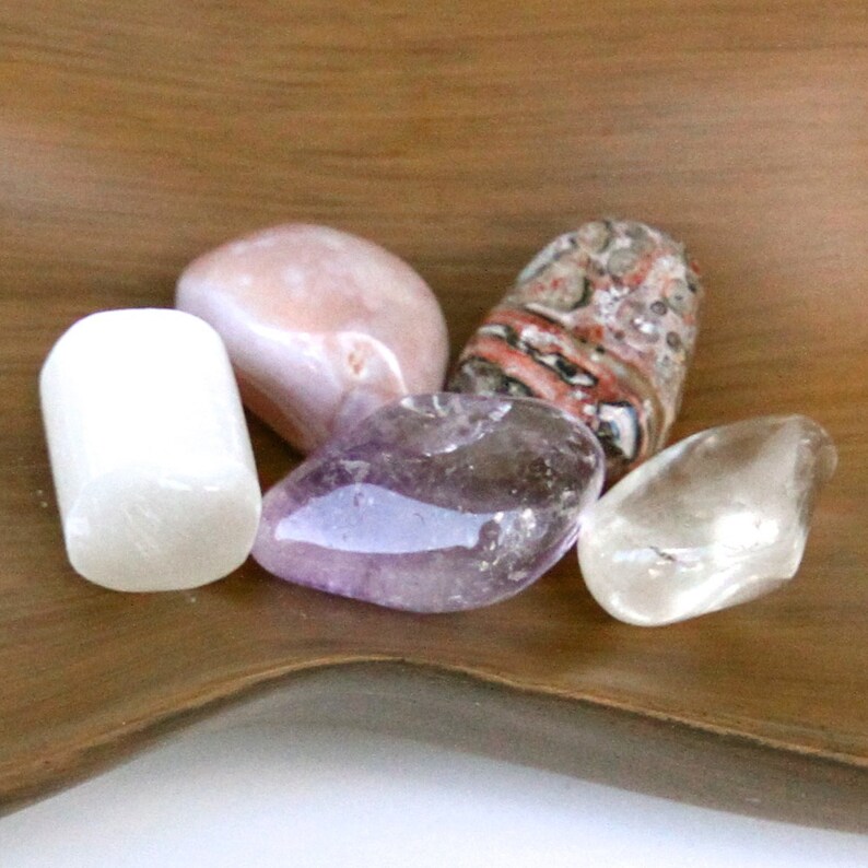Crystals for Inner Peace & Wisdom Crystal Quartz Amethyst Etsy
