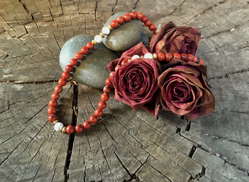 ROOT CHAKRA Red Jasper Necklace Chakra Healing Jewelry for Etsy