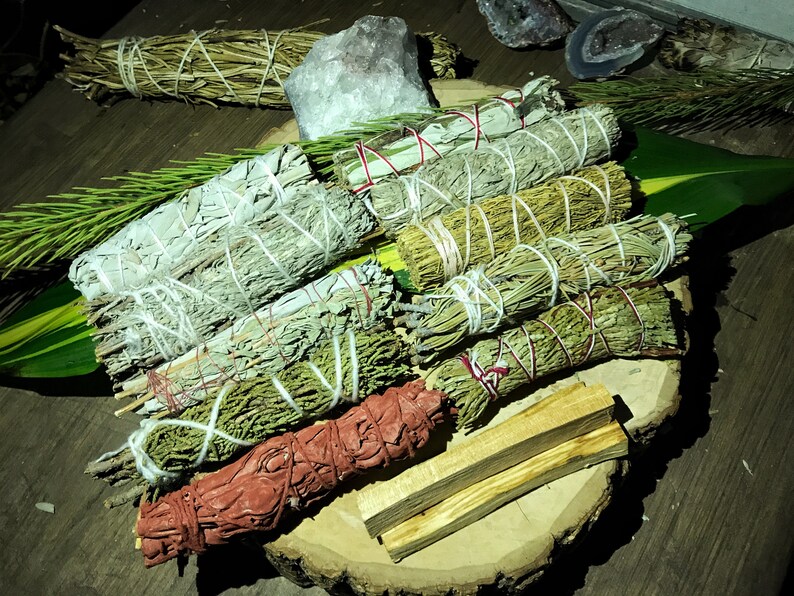 SAGE GIFT SET 11 Bundles Smudge Kit Free Shipping White Etsy