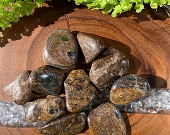 BRONZITE (Grade A Natural)  Tumbled Polished Stones Gemstone Rocks for Healing, Yoga, Meditation, Reiki, Wicca, Crafts, Jewelry Supplies