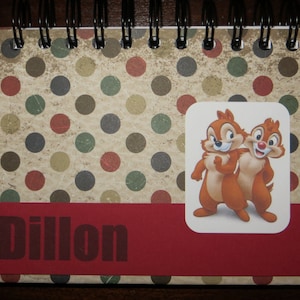 Personalized Disney Autograph & Photo Book Chip and Dale Chip N Dale image 1