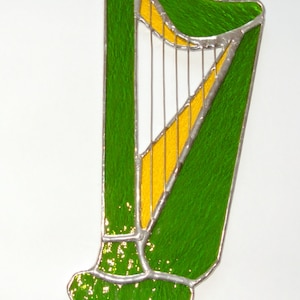 Stained Glass Harp
