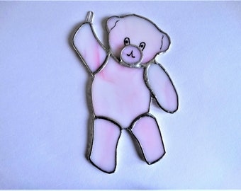 Stained Glass Teddy Bear