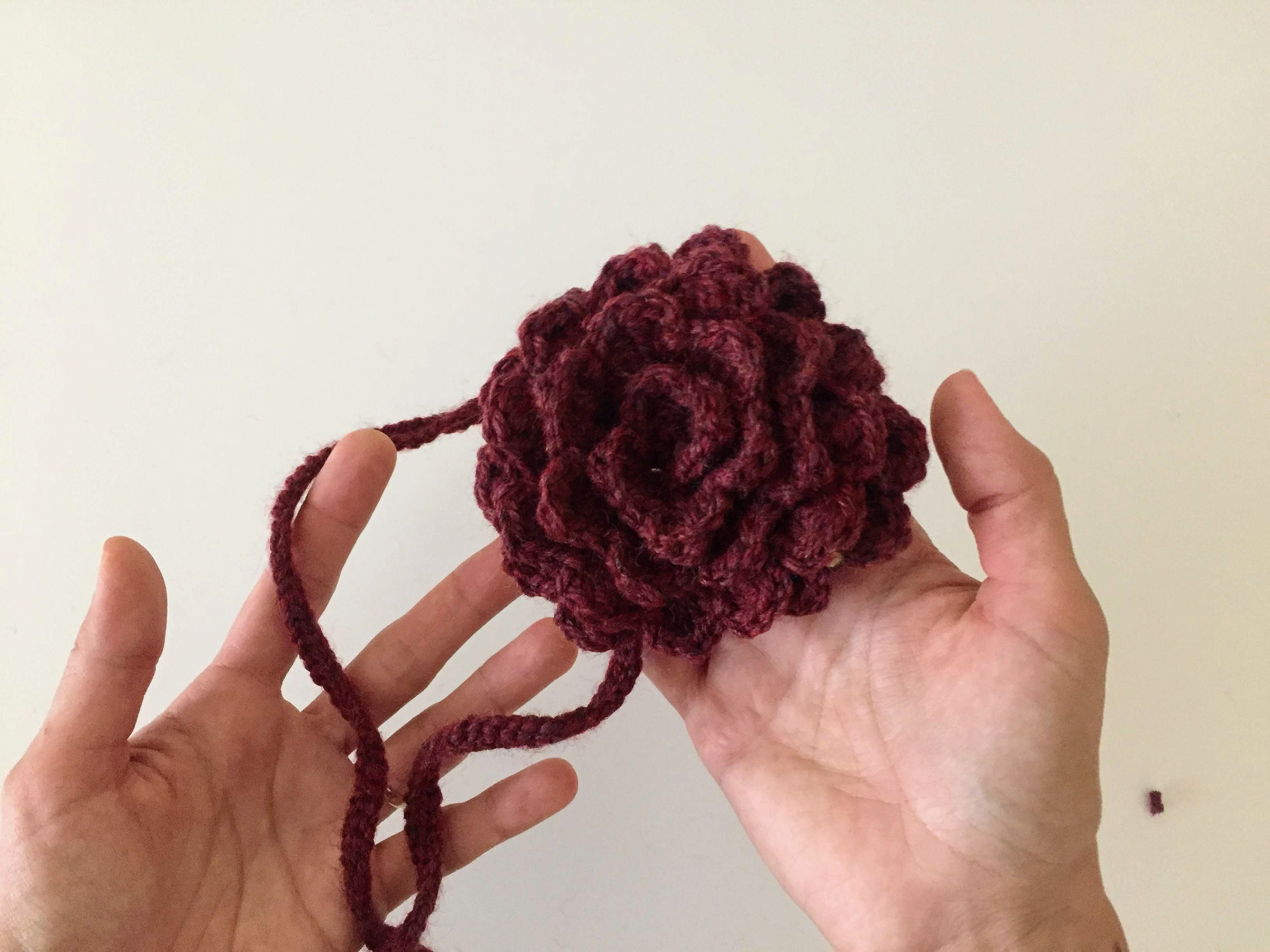 Crochet Flower Headband PDF Pattern, Instant Download Crochet Tutorial, Digital Download Crochet Photo Ebook, Easy Crochet DIY Hair Band - Thumbnail 6